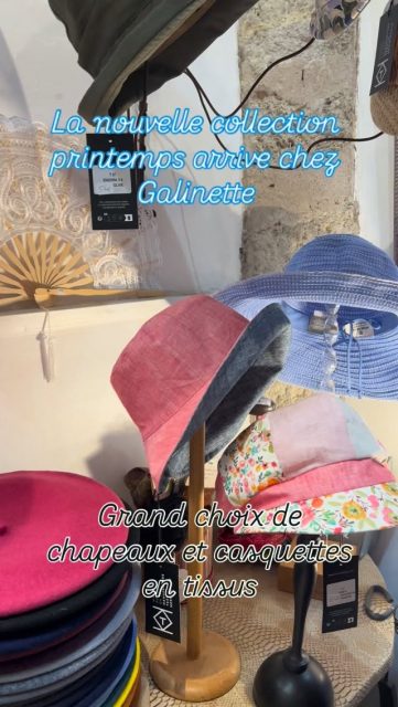 Des chapeaux et des casquettes en coton, en lin, en paille… pour une protection maximale (anti-UV), venez les voir à Pézenas.
La chapellerie est ouverte tous les jours sauf lundi (dimanche c’est ouvert!)
#pezenas #chapeau #casquette #printemps #antiuv