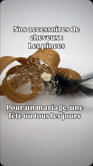 Quelques modèles de pinces à cheveux pour embellir votre coiffure.
Grand choix à la chapellerie, et si vous ne trouvez pas, on la fera pour vous.
À partir de 20€.
Les Chapeaux de Galinette place Gambetta à Pézenas 0467907000.
#pinceacheveux #accessoirecheveux #accessoiremariage #pezenas #beziers