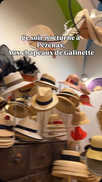 La chapellerie est ouverte tous les jours de 10h30 à 20h et nocturnes les mercredis et vendredis, on vous attend 🤠